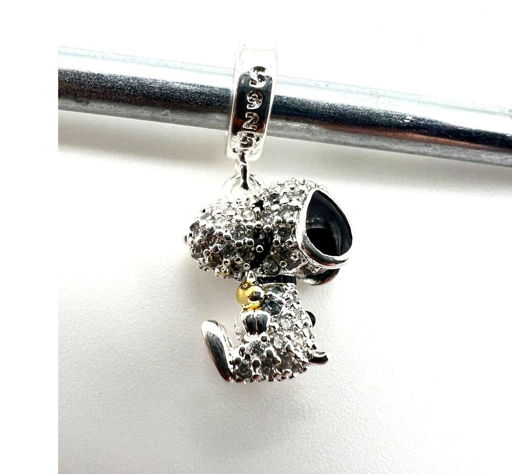 NEW Snoopy & Woodstock Charm for European Bracelet
